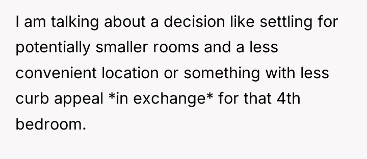 I am talking about a decision like settling for potentially...