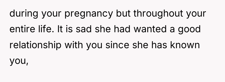 during your pregnancy but throughout your entire life. It is...