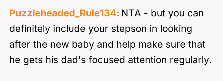 Puzzleheaded_Rule134 NTA - but you can definitely include your stepson...