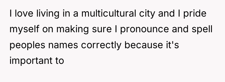 I love living in a multicultural city and I pride...
