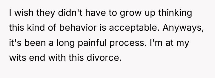 I wish they didn't have to grow up thinking this...