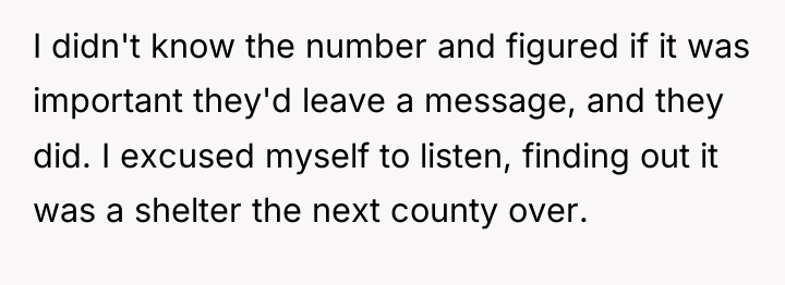 I didn't know the number and figured if it was...