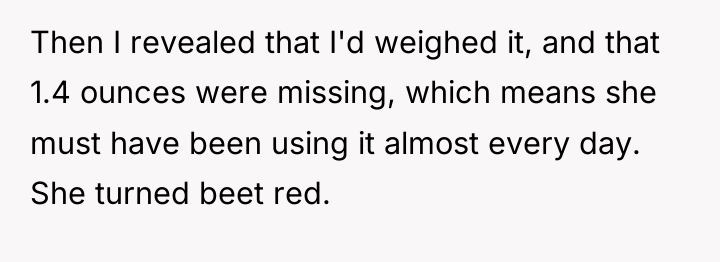 Then I revealed that I'd weighed it, and that 1.4...
