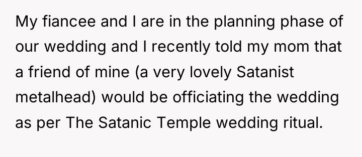 My fiancee and I are in the planning phase of...