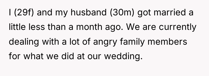I (29f) and my husband (30m) got married a little...