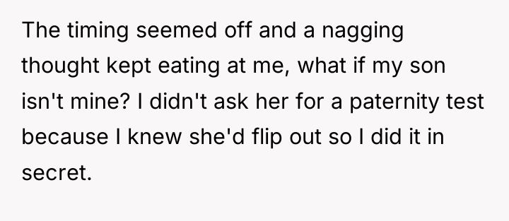 The timing seemed off and a nagging thought kept eating...
