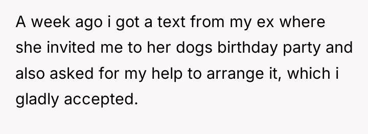 A week ago i got a text from my ex...