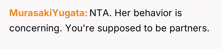 MurasakiYugata NTA. Her behavior is concerning. You're supposed to be...