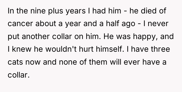 In the nine plus years I had him - he...