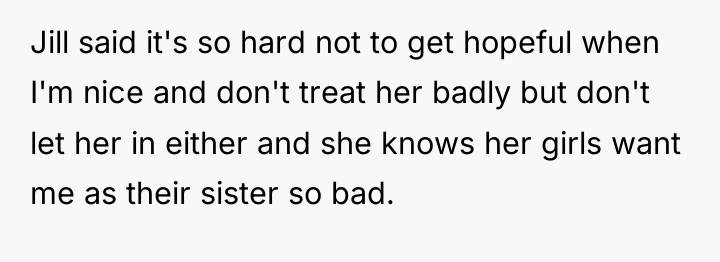 Jill said it's so hard not to get hopeful when...