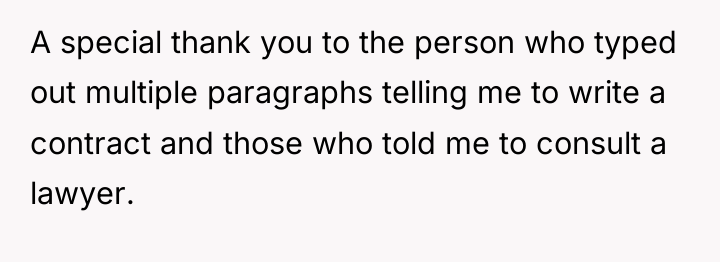 A special thank you to the person who typed out...