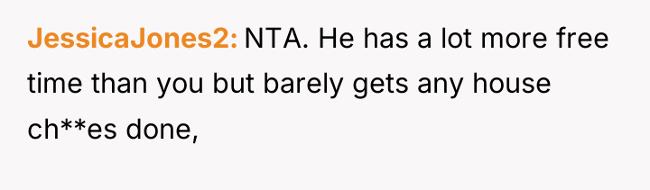 JessicaJones2 NTA. He has a lot more free time than...