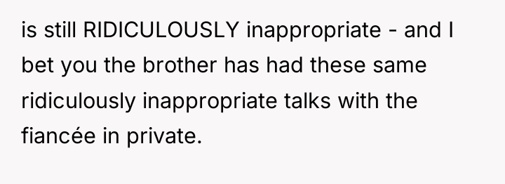 is still RIDICULOUSLY inappropriate - and I bet you the...