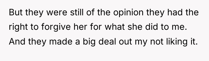 But they were still of the opinion they had the...