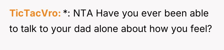 TicTacVro *: NTA Have you ever been able to talk...