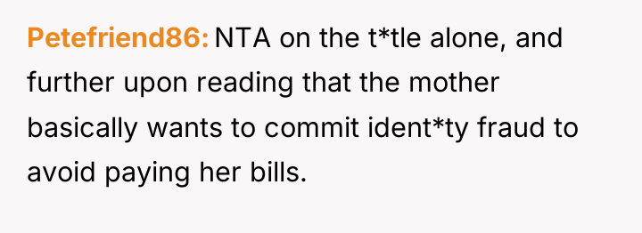 Petefriend86 NTA on the t*tle alone, and further upon reading...