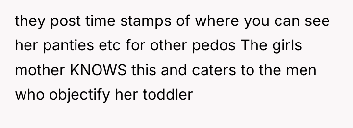 they post time stamps of where you can see her...