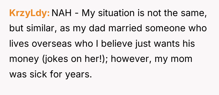 KrzyLdy NAH - My situation is not the same, but...
