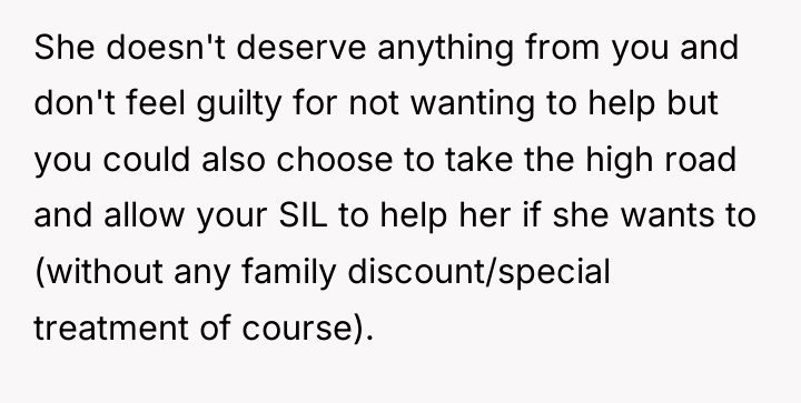 She doesn't deserve anything from you and don't feel guilty...