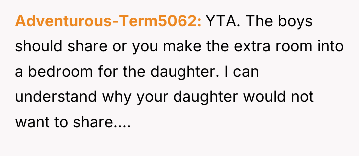 Adventurous-Term5062 YTA. The boys should share or you make the...