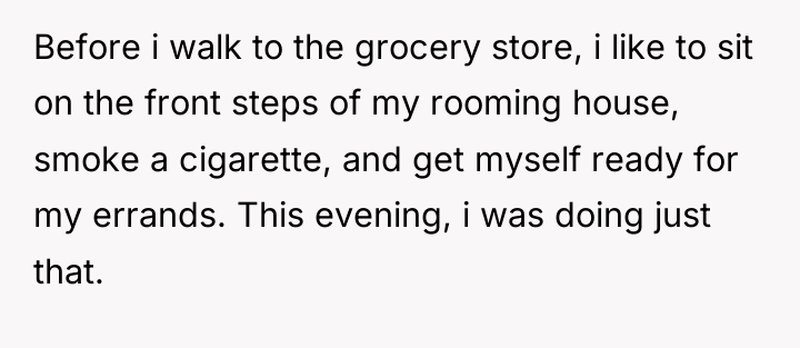 Before i walk to the grocery store, i like to...