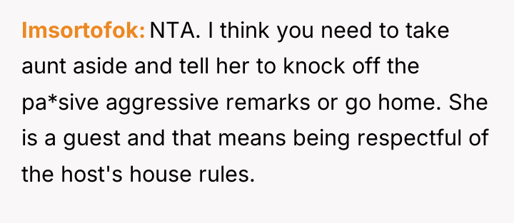 Imsortofok NTA. I think you need to take aunt aside...