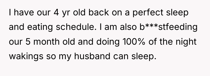 I have our 4 yr old back on a perfect...
