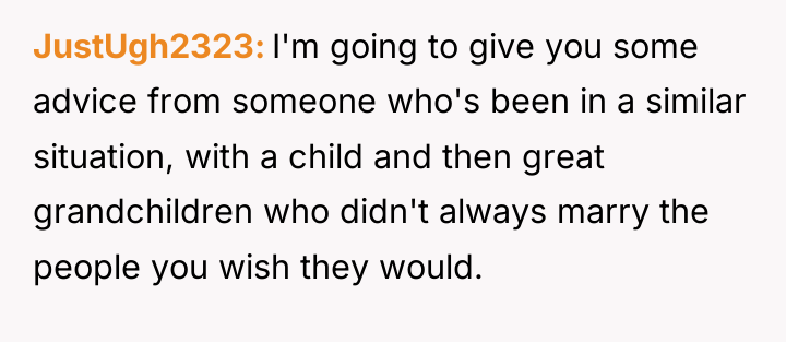 JustUgh2323 I'm going to give you some advice from someone...