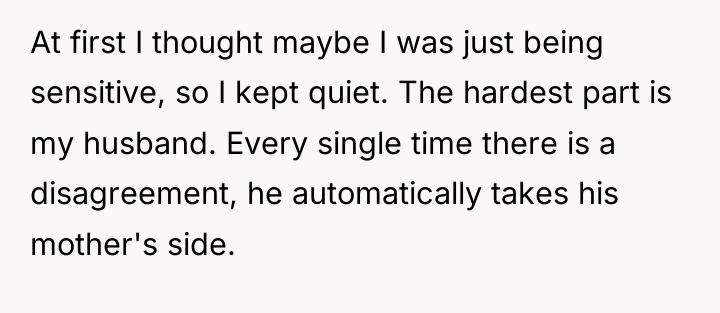 At first I thought maybe I was just being sensitive,...