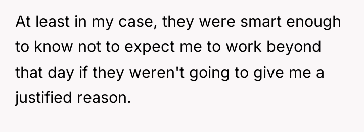 At least in my case, they were smart enough to...