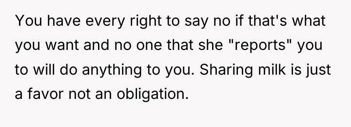 You have every right to say no if that's what...