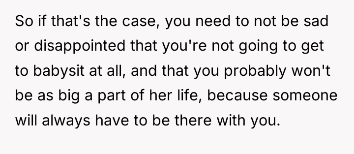 So if that's the case, you need to not be...
