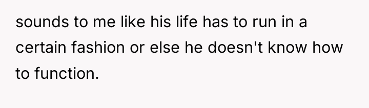 sounds to me like his life has to run in...