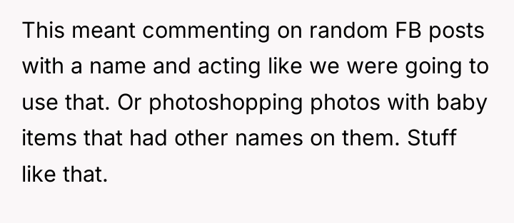 This meant commenting on random FB posts with a name...