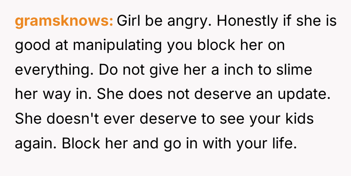 gramsknows Girl be angry. Honestly if she is good at...