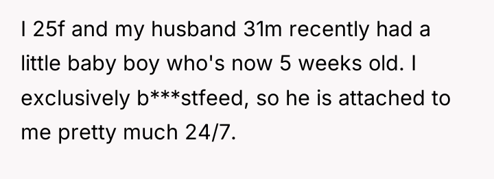 I 25f and my husband 31m recently had a little...