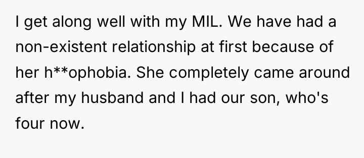 I get along well with my MIL. We have had...