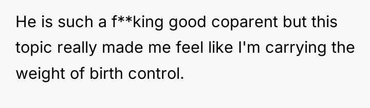 He is such a f**king good coparent but this topic...