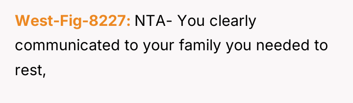 West-Fig-8227 NTA- You clearly communicated to your family you needed...