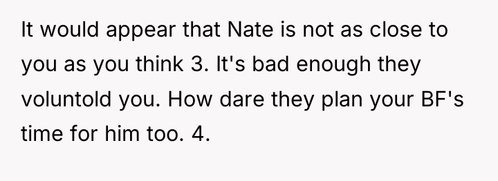 It would appear that Nate is not as close to...