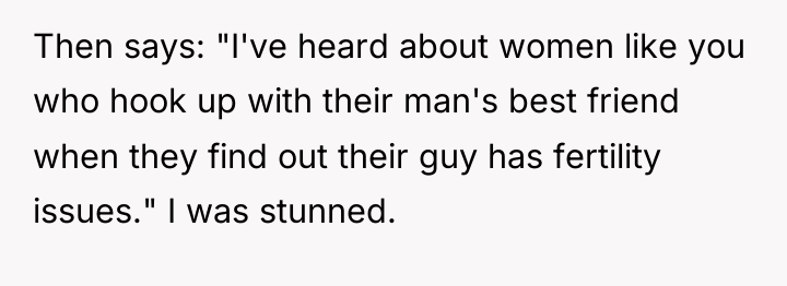 Then says: "I've heard about women like you who hook...