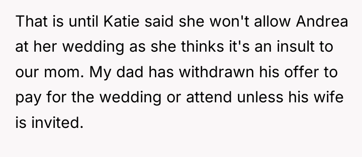That is until Katie said she won't allow Andrea at...