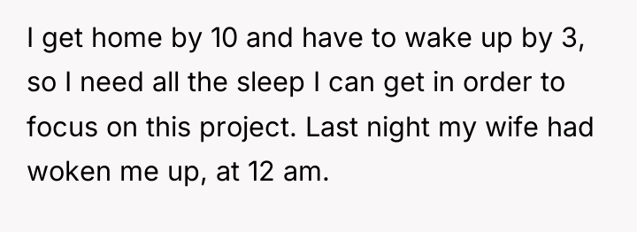 I get home by 10 and have to wake up...