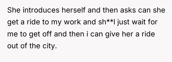 She introduces herself and then asks can she get a...