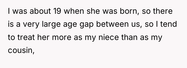 I was about 19 when she was born, so there...