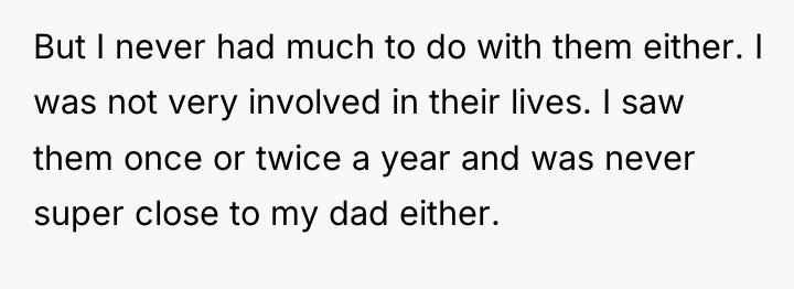 But I never had much to do with them either....