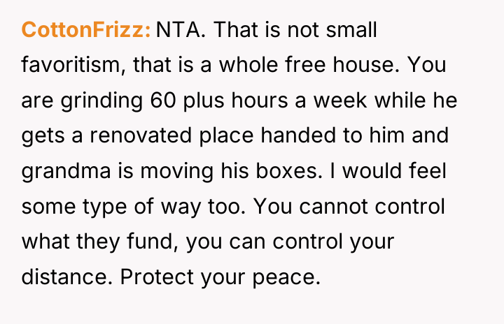CottonFrizz NTA. That is not small favoritism, that is a...
