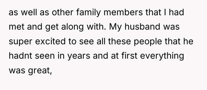 as well as other family members that I had met...