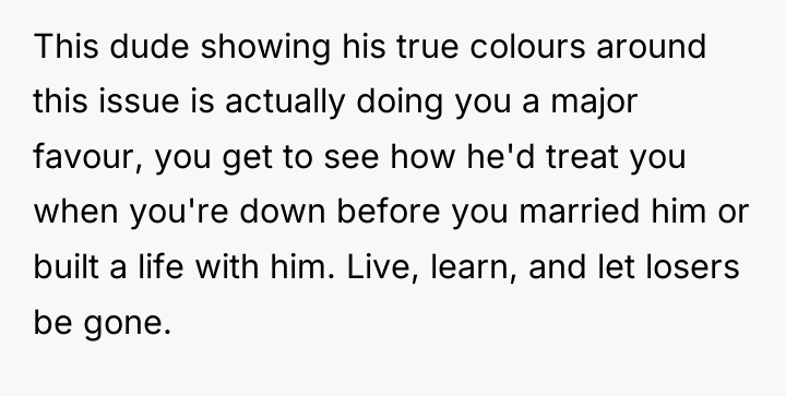 This dude showing his true colours around this issue is...