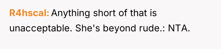 R4hscal Anything short of that is unacceptable. She's beyond rude.:...